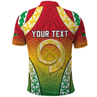 Personalised Vanuatu Polo Shirt Proud To Be A Ni-Van With Tribal Pattern