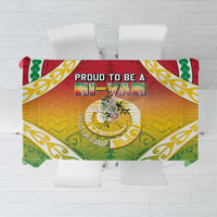 Vanuatu Tablecloth Proud To Be A Ni-Van With Tribal Pattern LT05 Reggae - Polynesian Pride