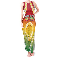 Personalised Vanuatu Tank Maxi Dress Proud To Be A Ni-Van With Tribal Pattern LT05 Women Reggae - Polynesian Pride