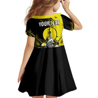 Personalised New Caledonia Day Family Matching Off Shoulder Maxi Dress and Hawaiian Shirt Kanaky Flag Coat Of Arms Polynesian Pattern