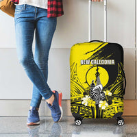 New Caledonia Day Luggage Cover Kanaky Flag Coat Of Arms Polynesian Pattern LT05 - Polynesian Pride