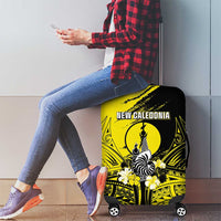 New Caledonia Day Luggage Cover Kanaky Flag Coat Of Arms Polynesian Pattern LT05 - Polynesian Pride