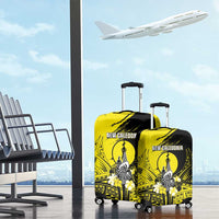 New Caledonia Day Luggage Cover Kanaky Flag Coat Of Arms Polynesian Pattern LT05 - Polynesian Pride