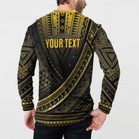 Personalised Polynesia Childhood Cancer Awareness Button Sweatshirt You Are Stronger Than Cancer LT05 - Polynesian Pride