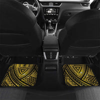 Polynesia Childhood Cancer Awareness Car Mats You Are Stronger Than Cancer LT05 Set 2pcs - Back Black - Polynesian Pride