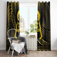 Polynesia Childhood Cancer Awareness Window Curtain You Are Stronger Than Cancer LT05 - Polynesian Pride
