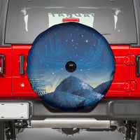 New Zealand Matariki Spare Tire Cover Maori Waka With Silver Fern LT05 - Polynesian Pride