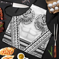 Polynesian Tattoo Inspired Cosplay Costume Apron Tribal Warrior White LT05 White - Polynesian Pride