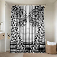 Polynesian Tattoo Inspired Cosplay Costume Bathroom Set Tribal Warrior White - Polynesian Pride