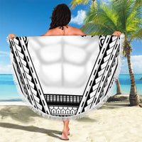 Polynesian Tattoo Inspired Cosplay Costume Beach Blanket Tribal Warrior White LT05 - Polynesian Pride