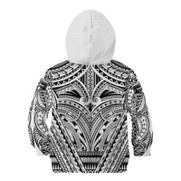 Polynesian Tattoo Inspired Cosplay Costume Kid Hoodie Tribal Warrior White LT05 - Polynesian Pride