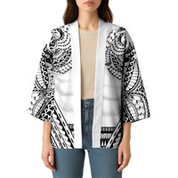 Polynesian Tattoo Inspired Cosplay Costume Kimono Tribal Warrior White LT05 - Polynesian Pride