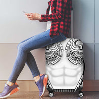 Polynesian Tattoo Inspired Cosplay Costume Luggage Cover Tribal Warrior White - Polynesian Pride