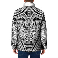 Polynesian Tattoo Inspired Cosplay Costume Padded Jacket Tribal Warrior White LT05 - Polynesian Pride