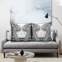 Polynesian Tattoo Inspired Cosplay Costume Pillow Cover Tribal Warrior White - Polynesian Pride