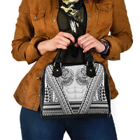 Polynesian Tattoo Inspired Cosplay Costume Shoulder Handbag Tribal Warrior White LT05 - Polynesian Pride