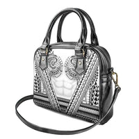 Polynesian Tattoo Inspired Cosplay Costume Shoulder Handbag Tribal Warrior White LT05 - Polynesian Pride