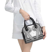 Polynesian Tattoo Inspired Cosplay Costume Shoulder Handbag Tribal Warrior White LT05 - Polynesian Pride
