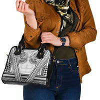 Polynesian Tattoo Inspired Cosplay Costume Shoulder Handbag Tribal Warrior White LT05 - Polynesian Pride