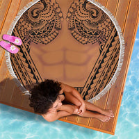Polynesian Tattoo Inspired Cosplay Costume Beach Blanket Tribal Warrior LT05 - Polynesian Pride