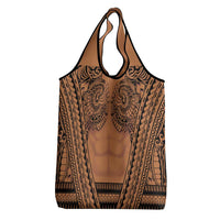 Polynesian Tattoo Inspired Cosplay Costume Grocery Bag Tribal Warrior - Polynesian Pride