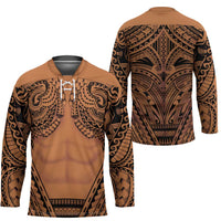 Polynesian Tattoo Inspired Cosplay Costume Hockey Jersey Tribal Warrior LT05 - Polynesian Pride