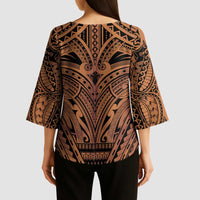 Polynesian Tattoo Inspired Cosplay Costume Kimono Sleeve Blouse Tribal Warrior LT05 - Polynesian Pride