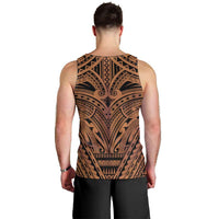 Polynesian Tattoo Inspired Cosplay Costume Men Tank Top Tribal Warrior LT05 - Polynesian Pride