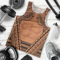 Polynesian Tattoo Inspired Cosplay Costume Men Tank Top Tribal Warrior LT05 - Polynesian Pride