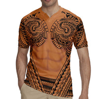 Polynesian Tattoo Inspired Cosplay Costume Rugby Jersey Tribal Warrior LT05 - Polynesian Pride