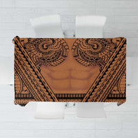 Polynesian Tattoo Inspired Cosplay Costume Tablecloth Tribal Warrior LT05 Brown - Polynesian Pride