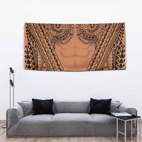 Polynesian Tattoo Inspired Cosplay Costume Tapestry Tribal Warrior - Polynesian Pride