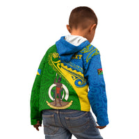 Personalized Malampa Day Kid Hoodie Sand Drawing Vanuatuan Pattern LT05 - Polynesian Pride