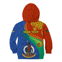 Personalized Tafea Day Kid Hoodie Sand Drawing Vanuatuan Pattern LT05 - Polynesian Pride