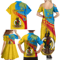 Personalized Torba Day Family Matching Summer Maxi Dress and Hawaiian Shirt Sand Drawing Vanuatuan Pattern LT05 - Polynesian Pride