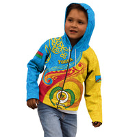 Personalized Torba Day Kid Hoodie Sand Drawing Vanuatuan Pattern LT05 - Polynesian Pride