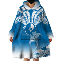 FSM Yap Constitution Day Wearable Blanket Hoodie Polynesian Batoids LT05 - Polynesian Pride