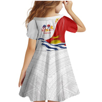 Personalised Kiribati Human Rights Day Family Matching Mermaid Dress and Hawaiian Shirt Polynesian Style LT05 - Polynesian Pride
