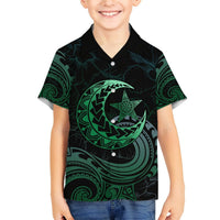 Personalised Polynesia Hawaiian Shirt With Islam Crescent And Star LT05 - Polynesian Pride