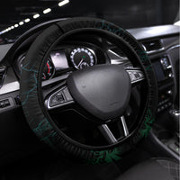 Polynesia Steering Wheel Cover With Islam Crescent And Star LT05 Universal Fit Green - Polynesian Pride
