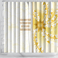 Polynesia Shower Curtain Bahai Faith Symbol LT05 - Polynesian Pride