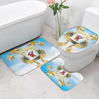 Fiji Christmas Bathroom Set Snow Globe With Fijian Santa LT05