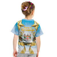 Fiji Christmas Kid T Shirt Snow Globe With Fijian Santa LT05 - Polynesian Pride