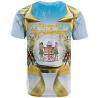 Fiji Christmas T Shirt Snow Globe With Fijian Santa LT05