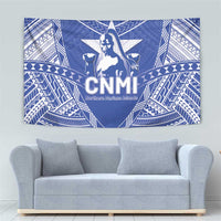 Northern Mariana Islands Tapestry Chamorro Warrior Tribal Pattern