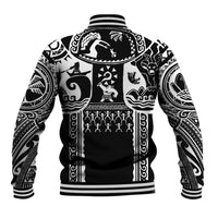 Polynesia Maui Tattoo Inspired Baseball Jacket Black Version LT05 - Polynesian Pride