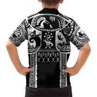 Polynesia Maui Tattoo Inspired Hawaiian Shirt Black Version LT05 - Polynesian Pride
