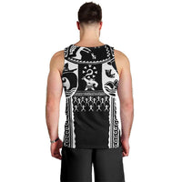 Polynesia Maui Tattoo Inspired Men Tank Top Black Version LT05 - Polynesian Pride