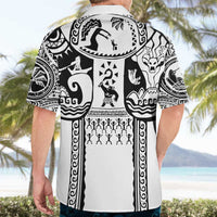 Polynesia Maui Tattoo Inspired Hawaiian Shirt White Version LT05 - Polynesian Pride