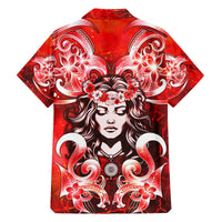 Hawaii Goddess Of Fire Madame Pele Family Matching Puletasi and Hawaiian Shirt Polynesian Style LT05 - Polynesian Pride